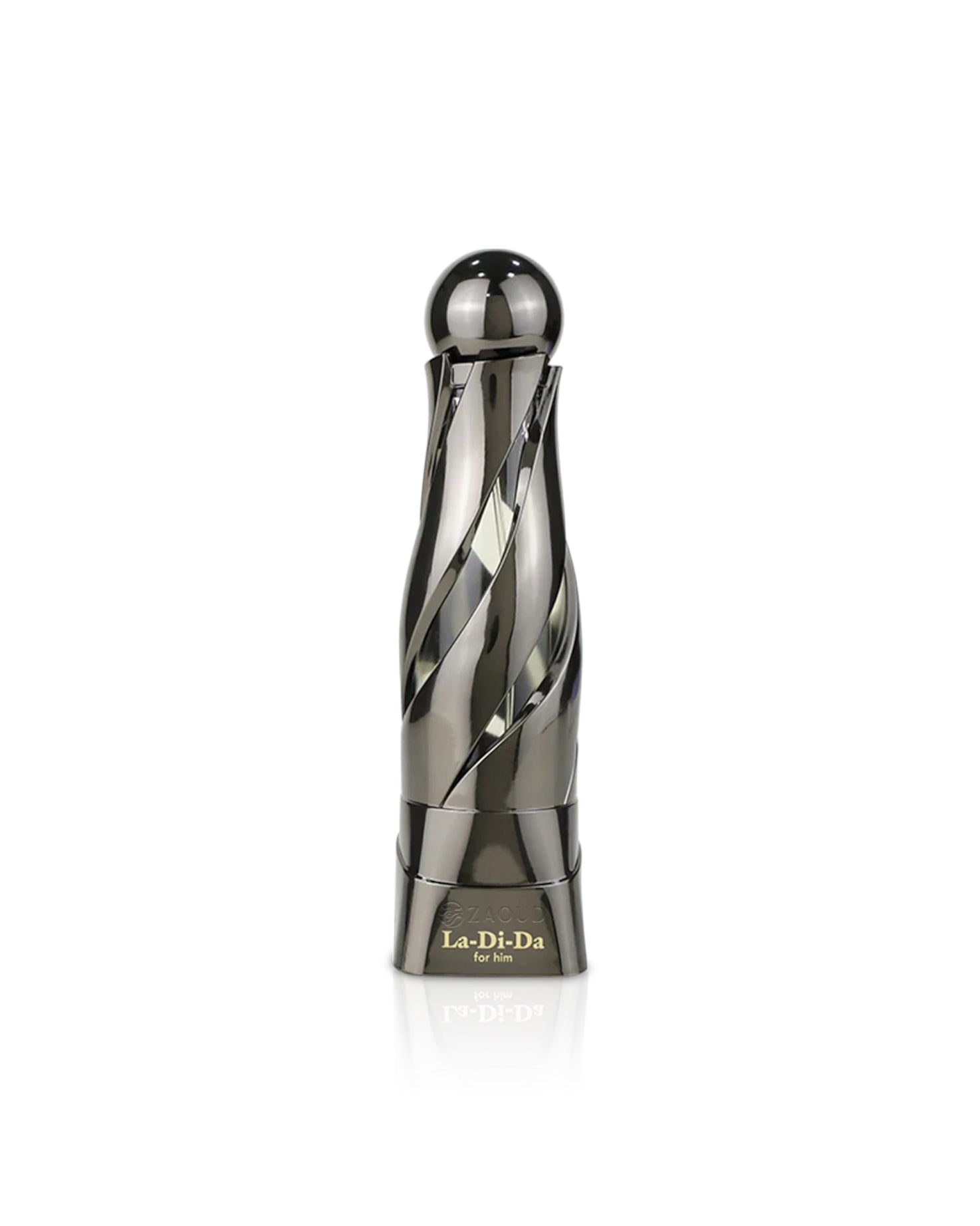 ARABIYAT PRESTIGE Silver bottle with 'La-Di-Da' branding on a white background
