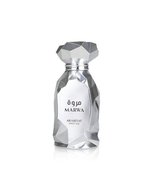 arabiyat prestige marwa perfume bottle shows against white background