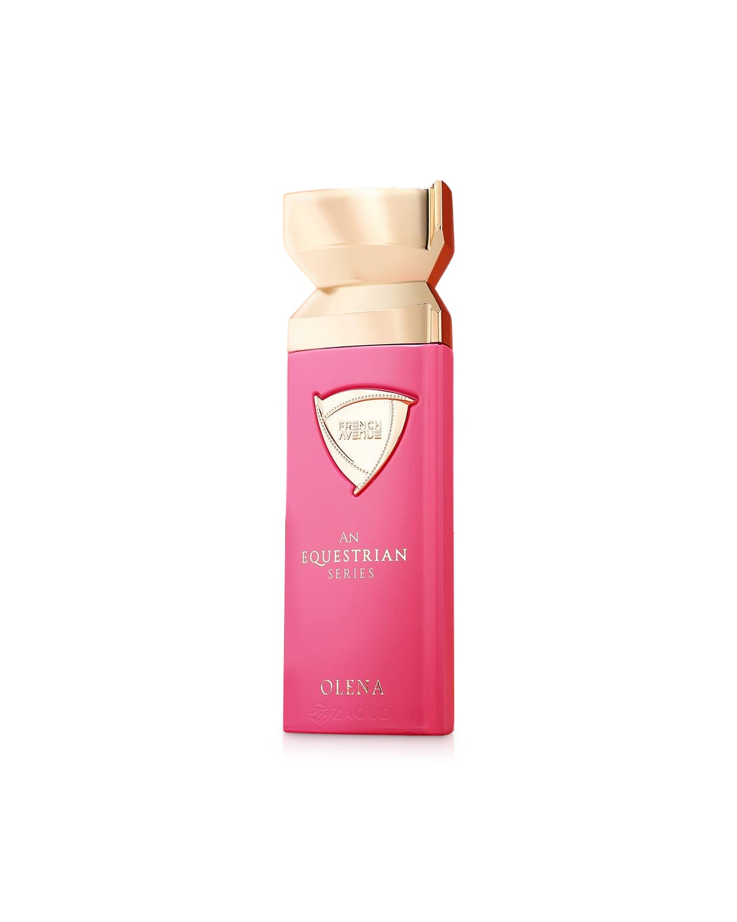 french avenue olena perfume bottle shows against white background
