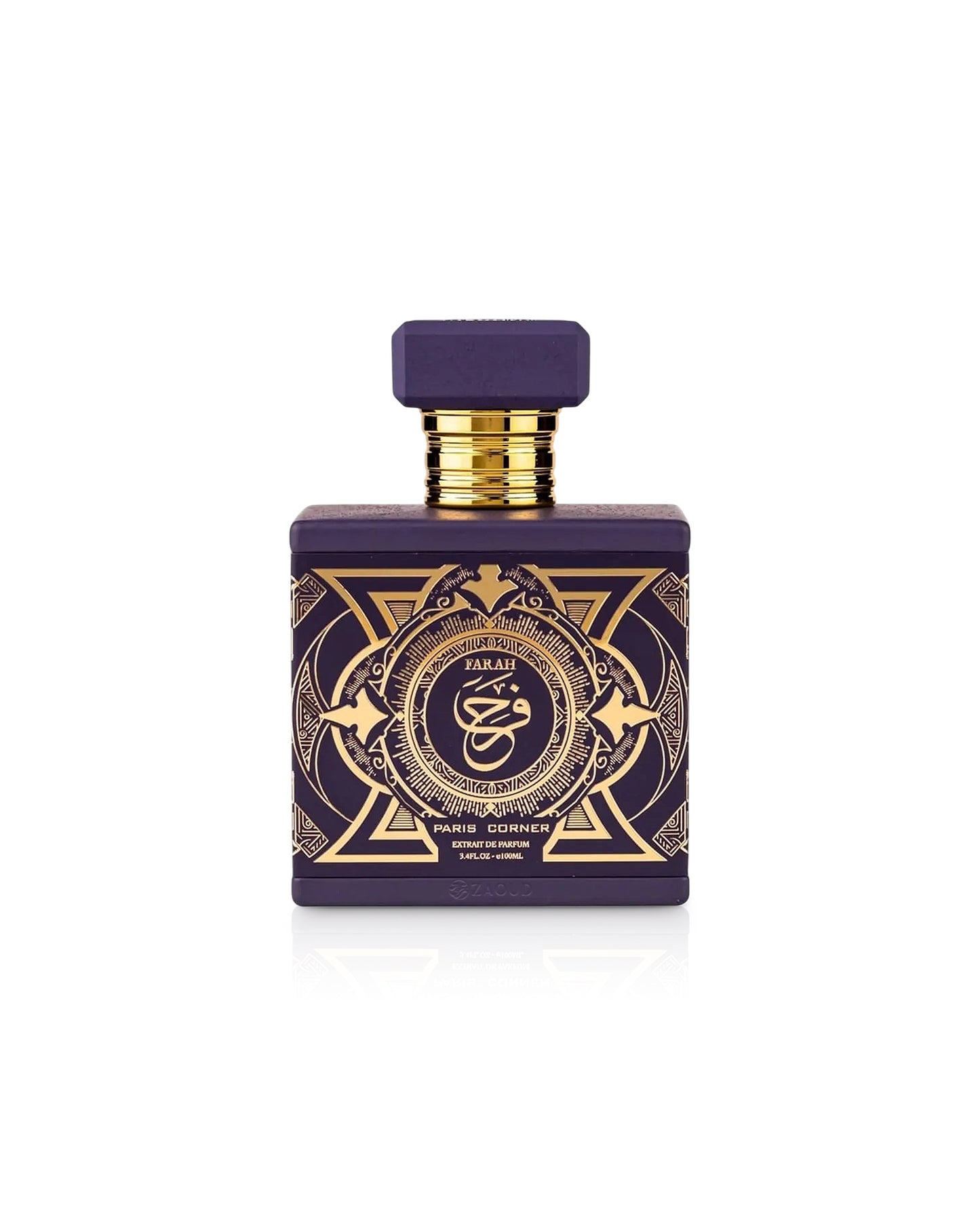 farah extrait perfume bottle shows against white background