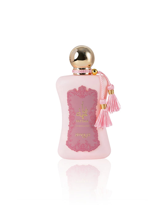 Fatima extrait de parfum perfume bottle against white background
