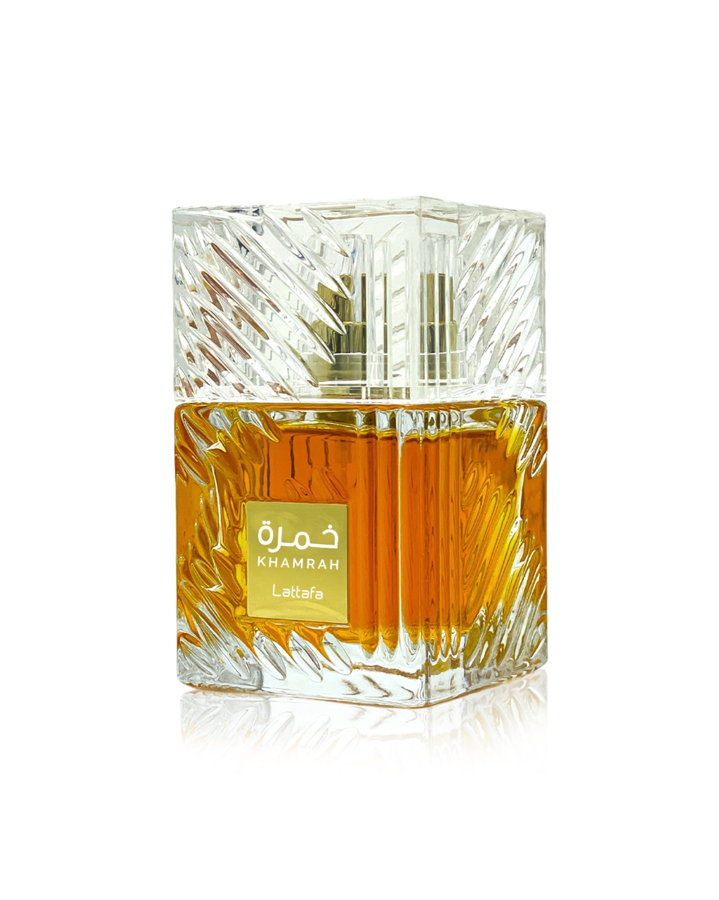 KHAMRAH EAU DE PARFUM perfume bottle against white background