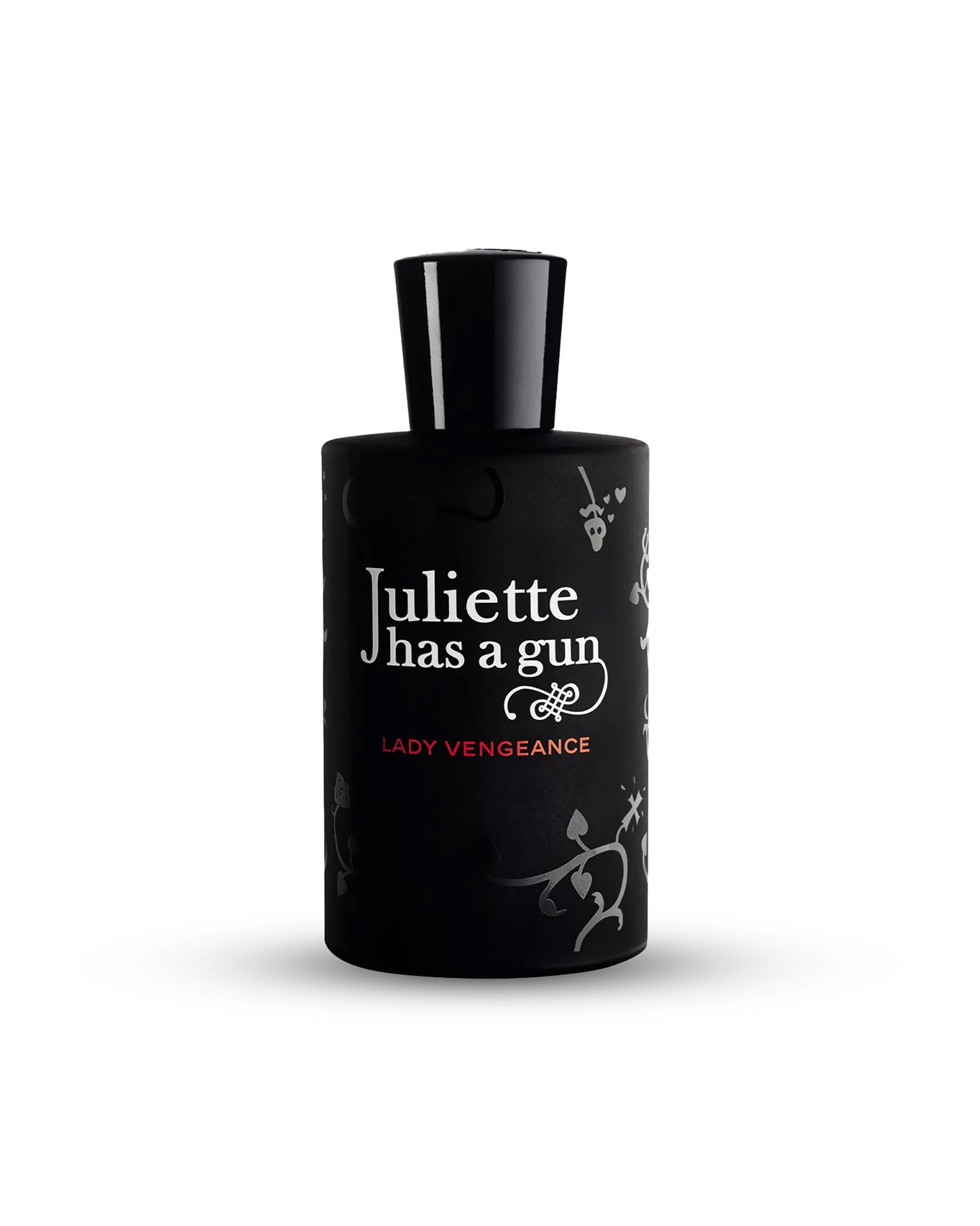 Lady Vengeance edp perfume bottle against white background
