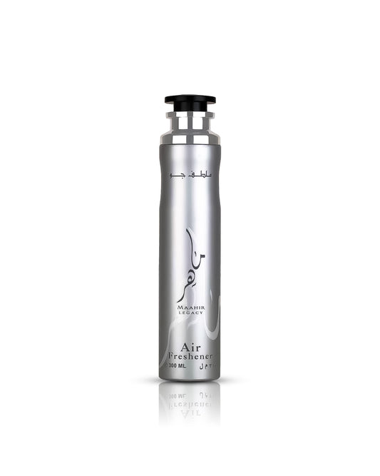 Maahir Legacy air freshener bottle against white background