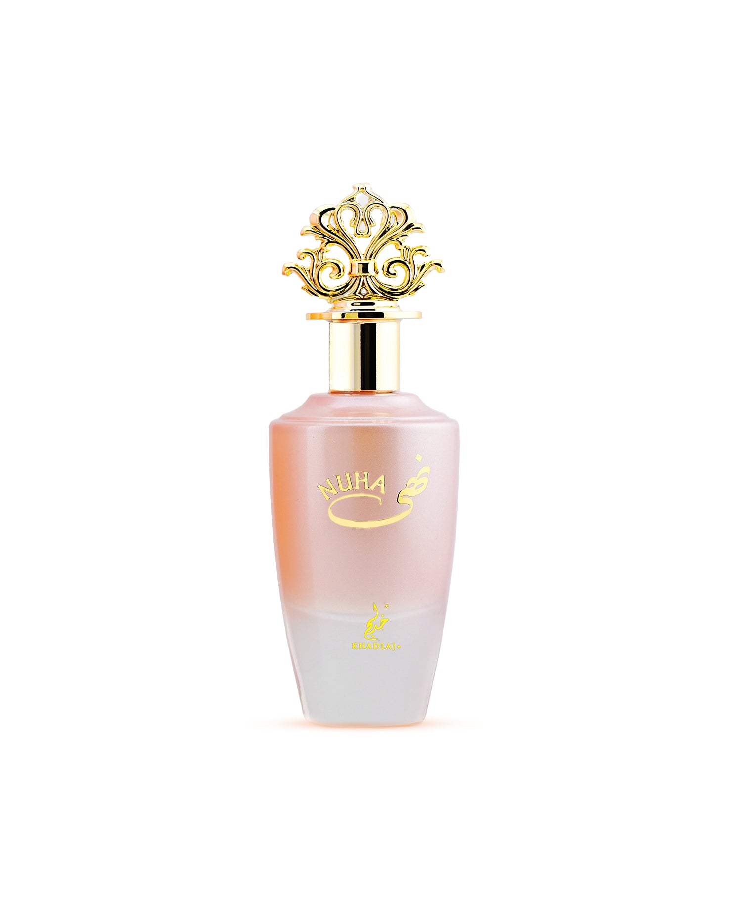 Nuha eau de parfum perfume bottle against white background