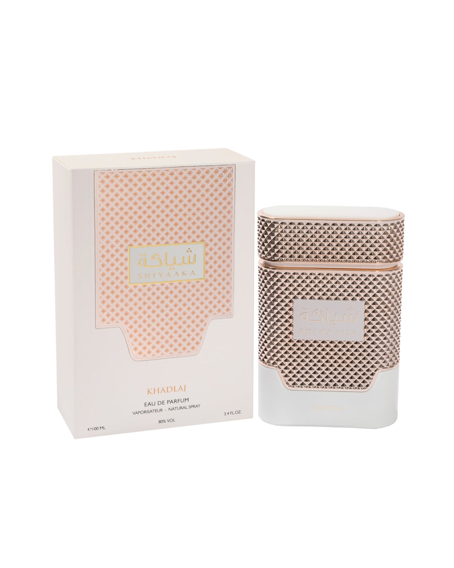 SHIYAAKA for women edp perfume bottle with box against white background