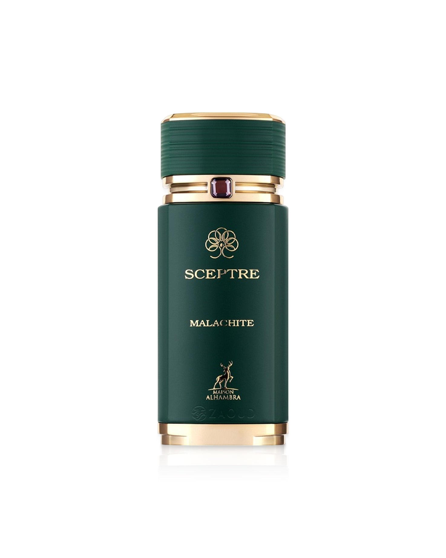 SCEPTRE MALACHITE perfume bottle shws against white background