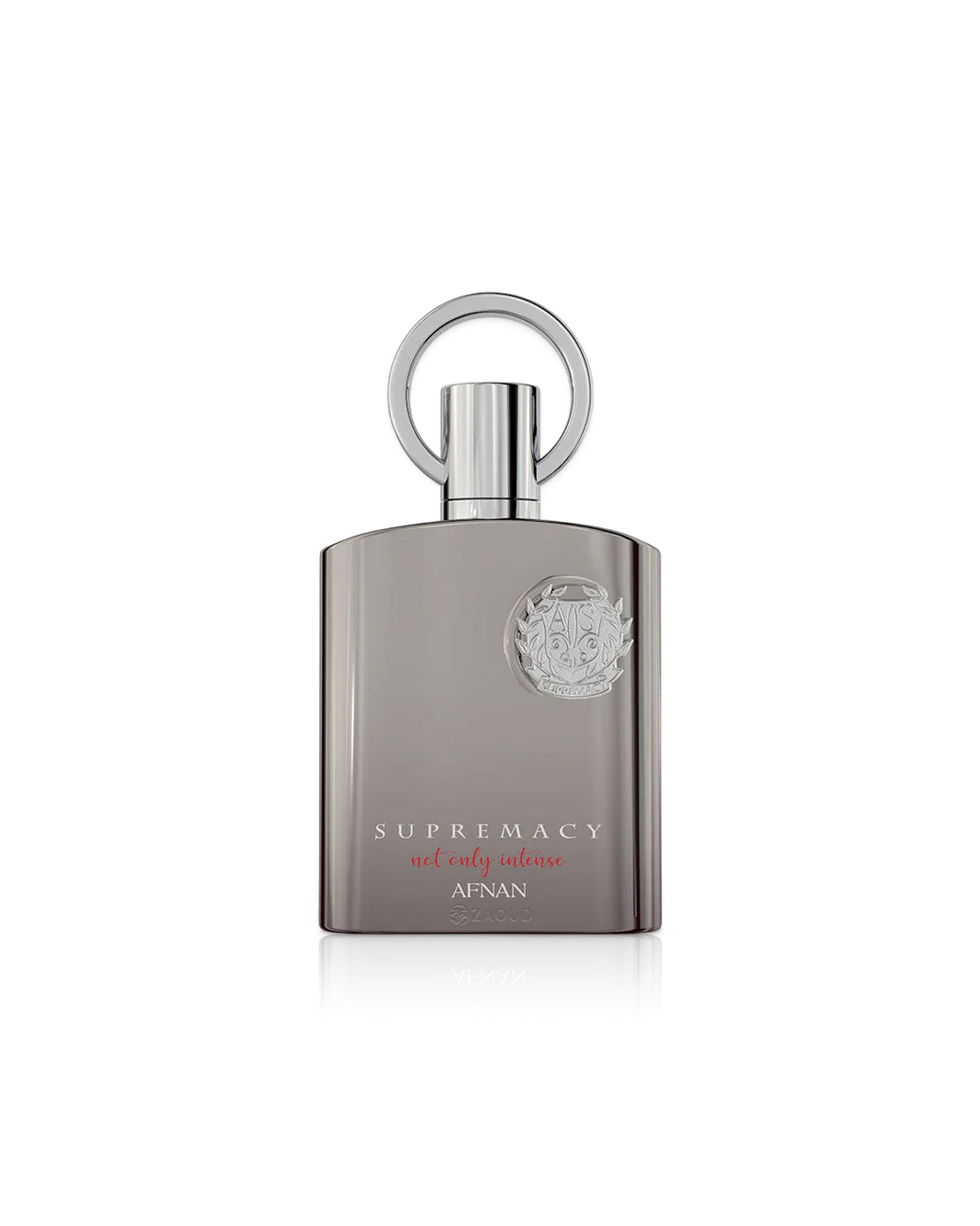 afnan supremacy not only intense perfume bottle shows against white background