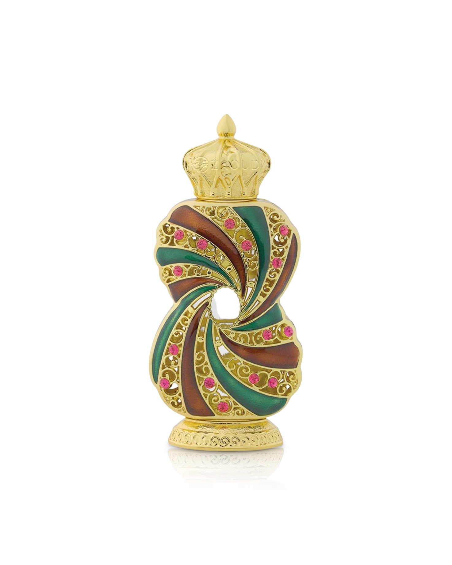 al haramain tanasuk perfume oil bottle shows against white background