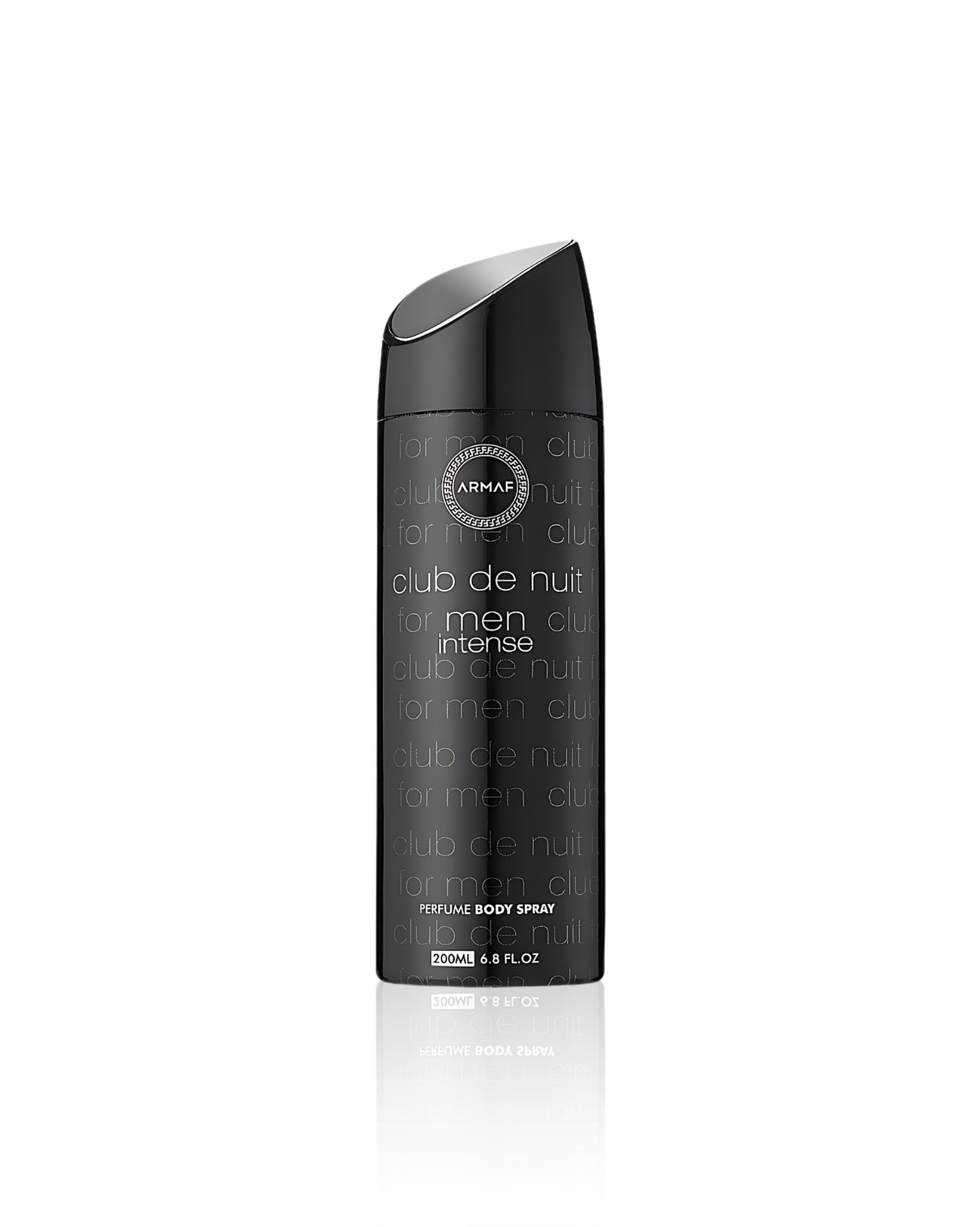 armaf club de nuit intense man deodorant bodyspray bottle against white background