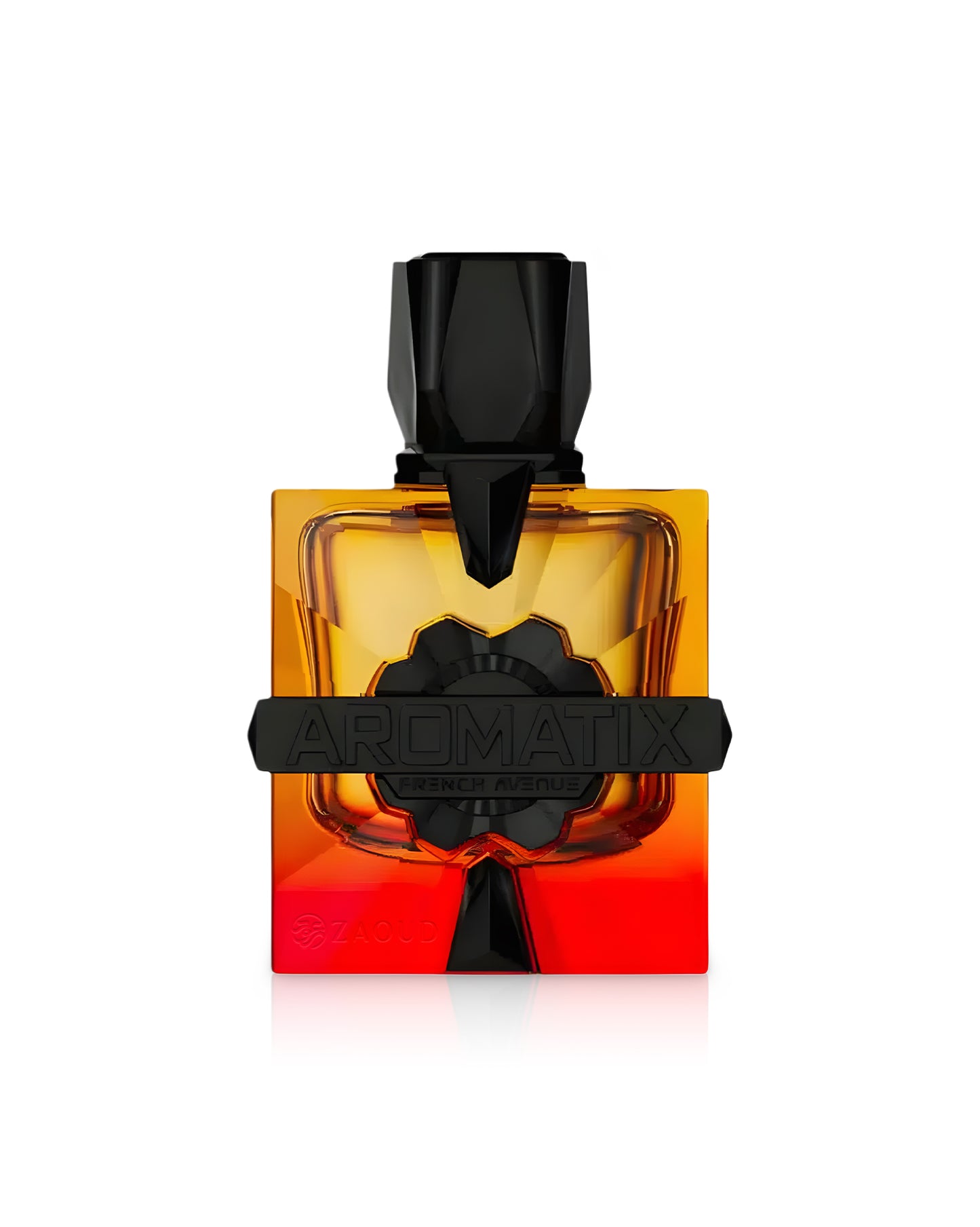 aromatix forbidden fruit perfume bottle shows against white background