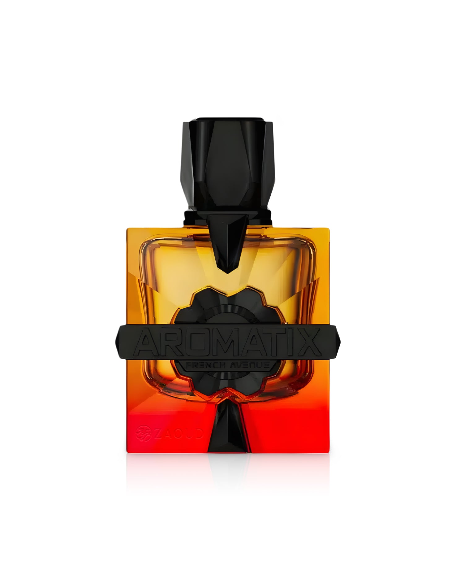 aromatix forbidden fruit perfume bottle shows against white background