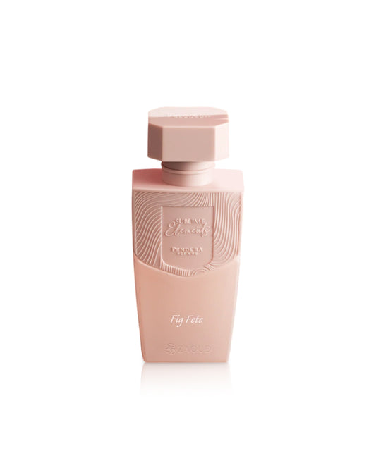 paris corner fig fete perfume bottle shows against white background
