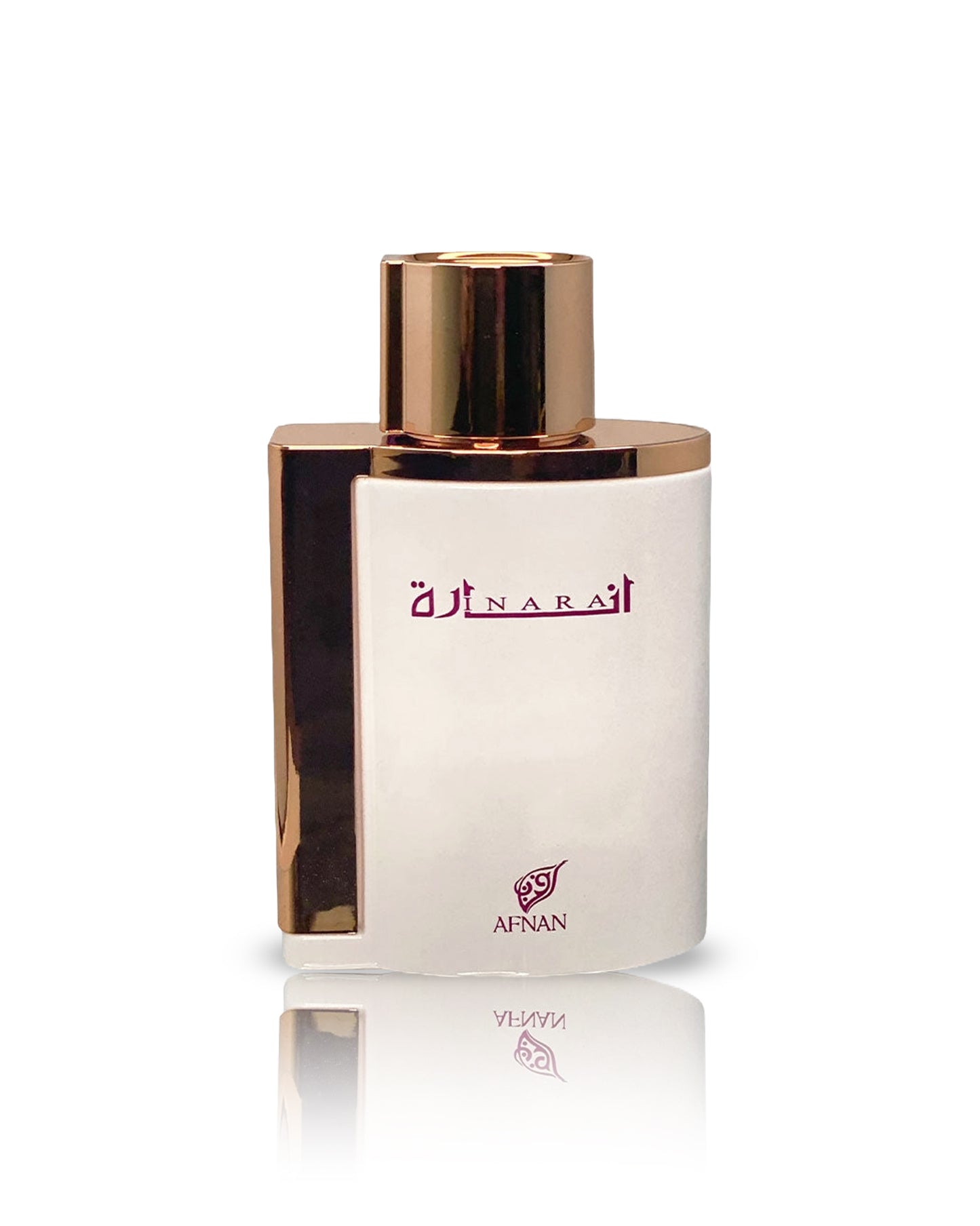 inara white eau de parfum perfume bottle against white background
