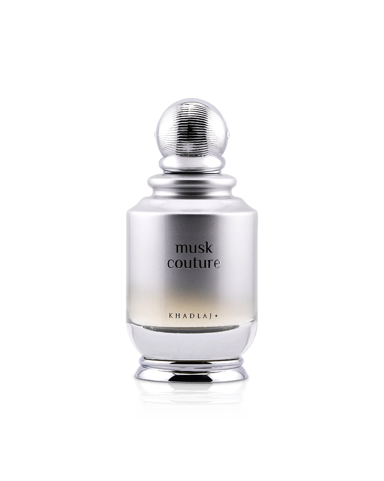 khadlaj musk couture perfume bottle shows against white background