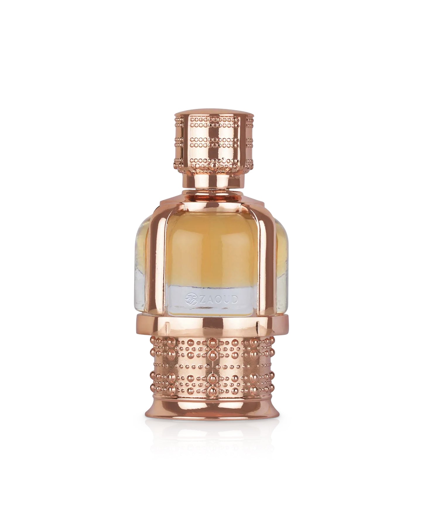lattafa amoura perfume oil bottle shows against white background