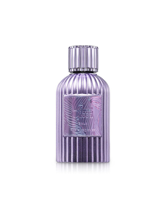 paris corner qissa gala perfume purple bottle shows against white background