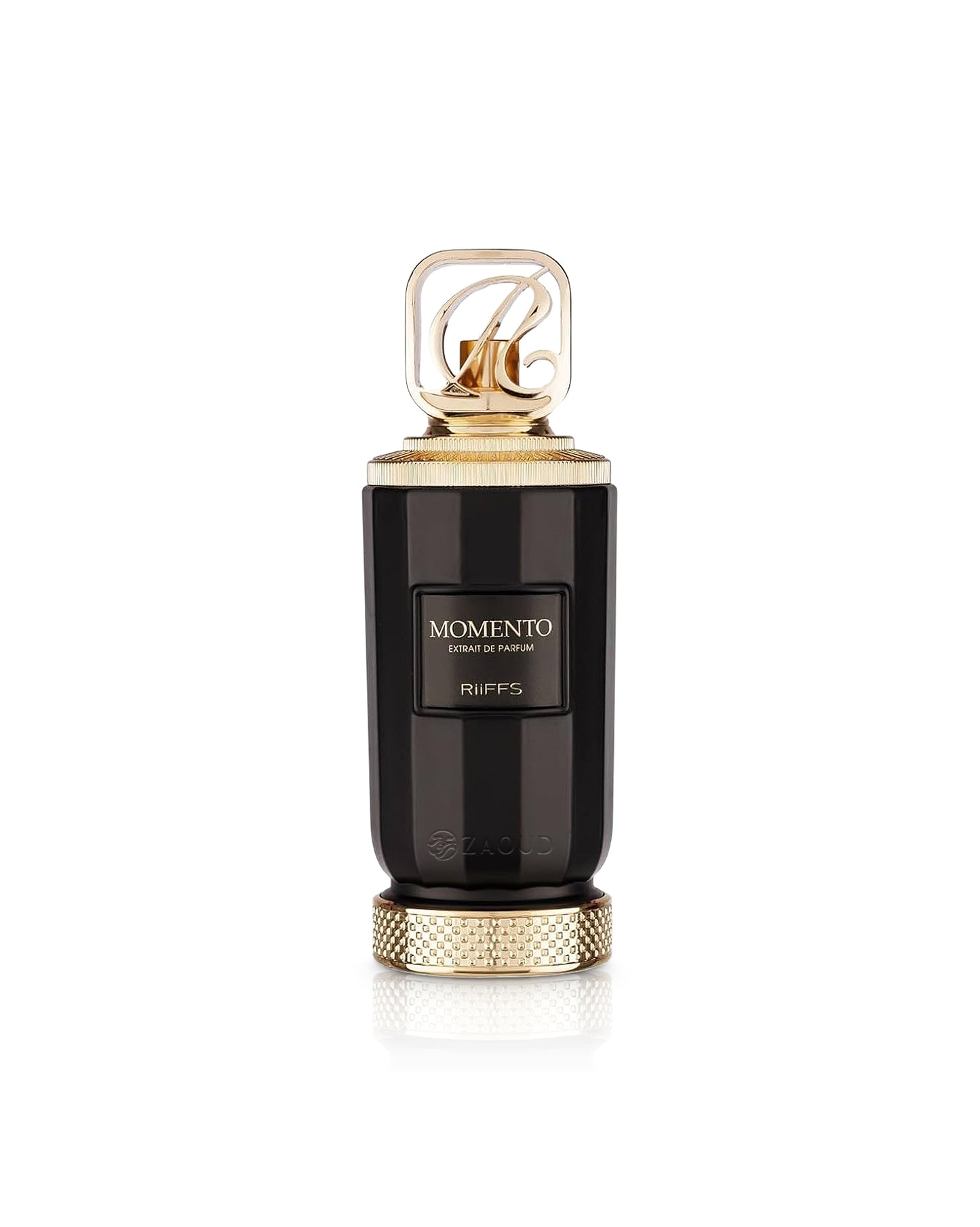 riiffs momento perfume bottle shows against white background