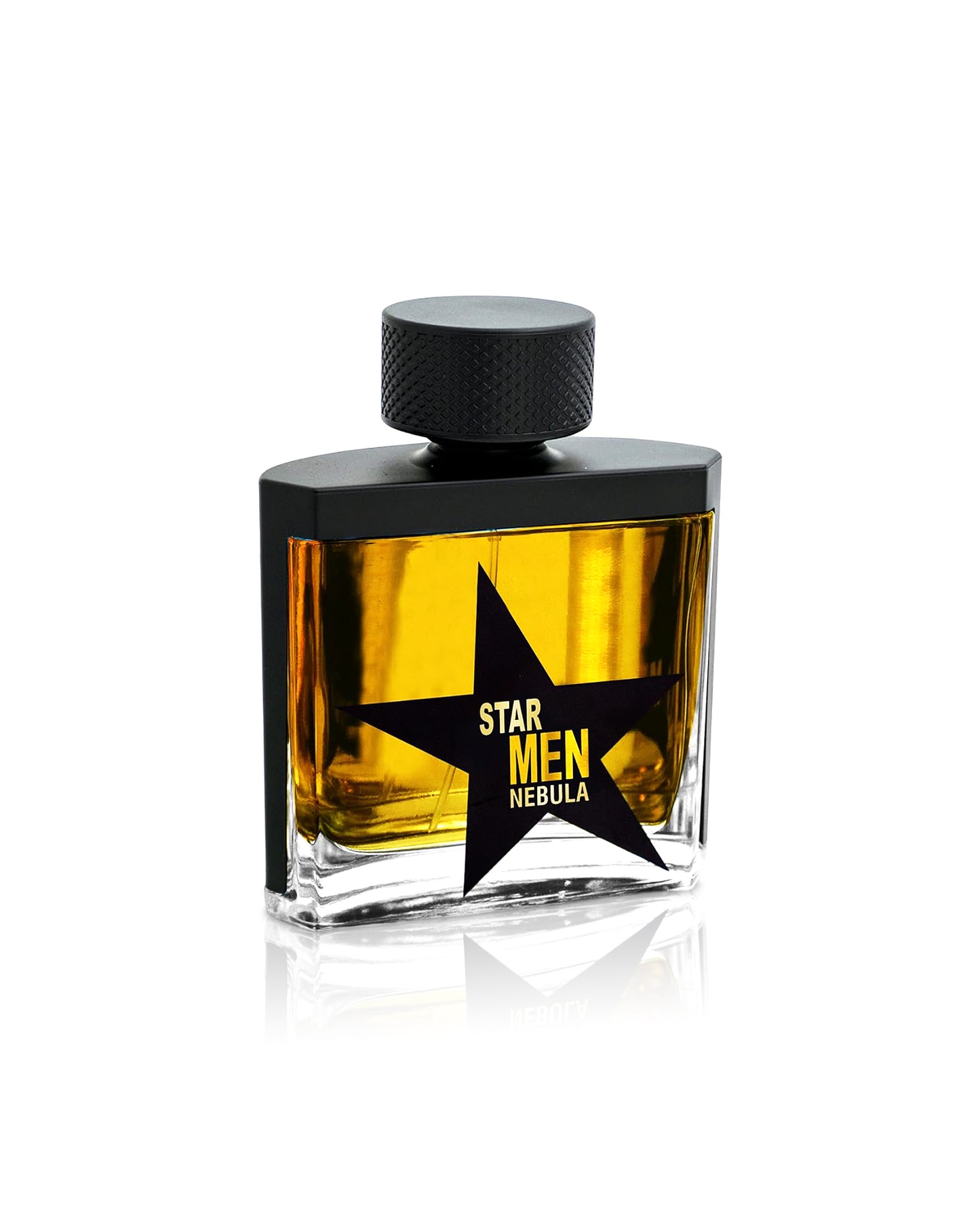 FRAGRANCE WORLD Perfume bottle labeled 'Star Men Nebula' on a white background