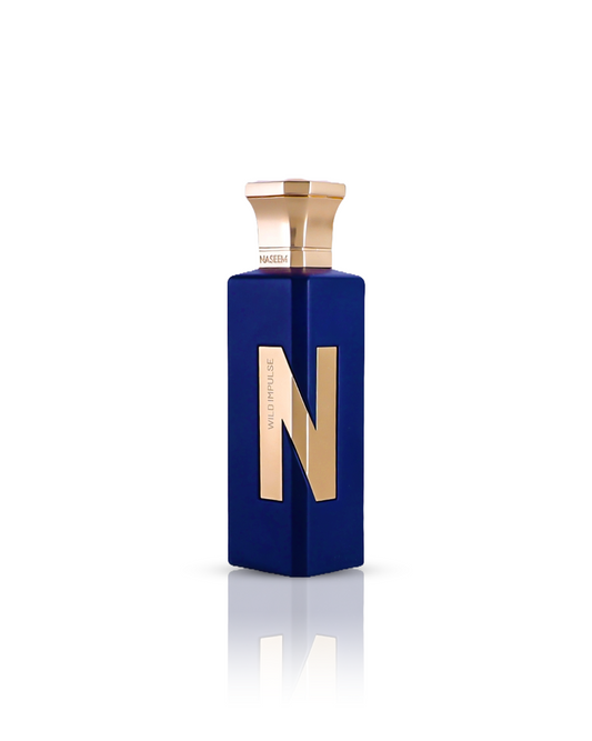 wild impulse aqua parfum bottle against white background