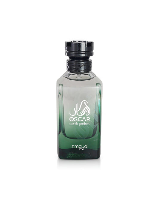 zimaya oscar perfume bottle shows against white background