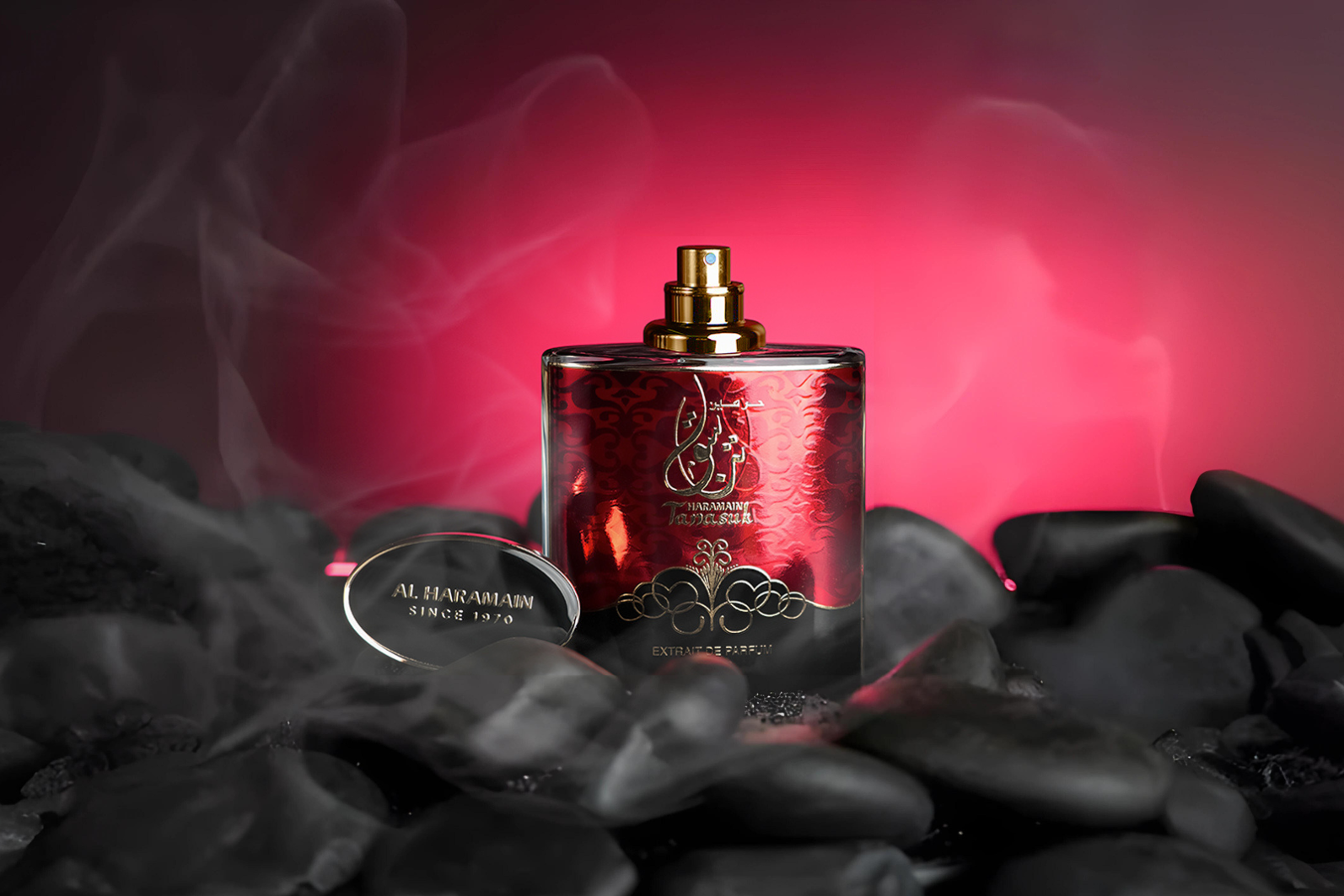 AL HARAMAIN TANASUK extrait de parfum bottle photograph