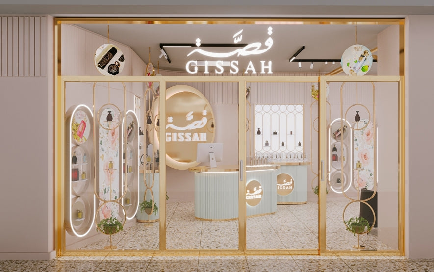 gissah perfumes italy store front image taken from outside store