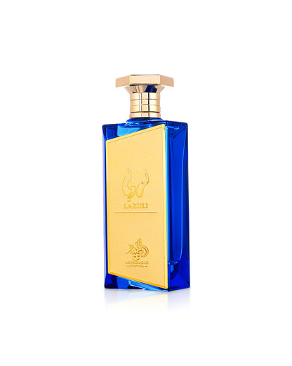 al wataniah lazuli perfume bottle shows against white background