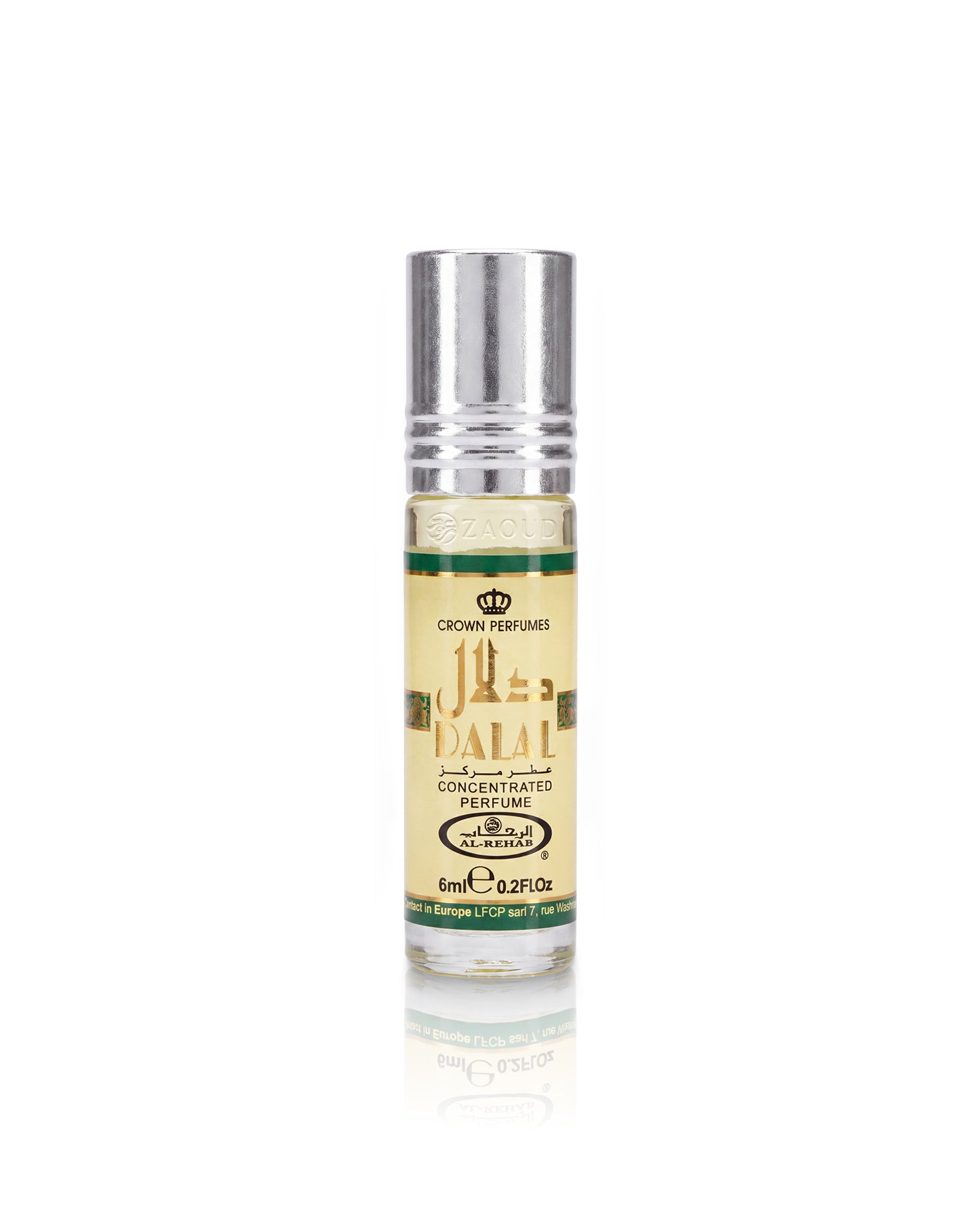 al rehab dalal perfume bottle shows against white background