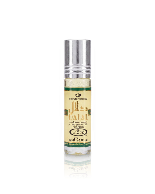 al rehab dalal perfume bottle shows against white background