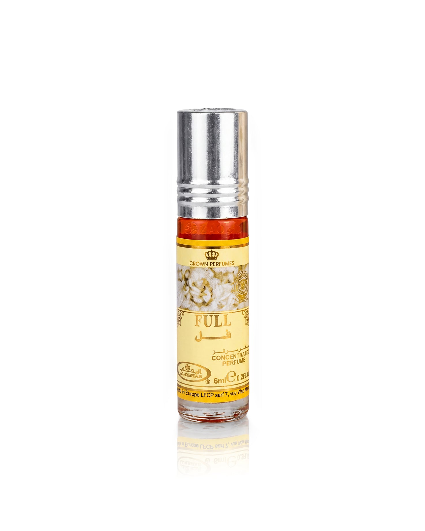 al rehab full perfume oil bottle shows against white background
