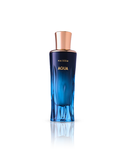 aqua aqua parfume by naseem perfumes bottle shows against white background