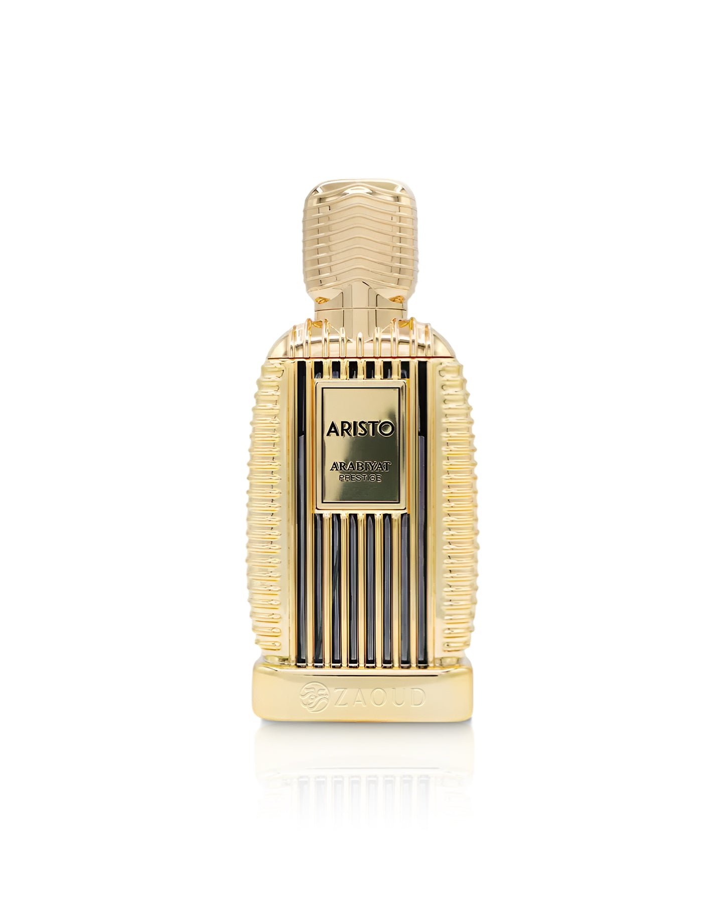 arabiyat prestige aristo perfume bottle shows against white background