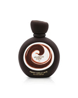 arabiyat sugar french vanilla latte perfume bottle shows against white background