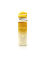 arabiyat sugar vanilla cream macaron perfume bottle shows against white background