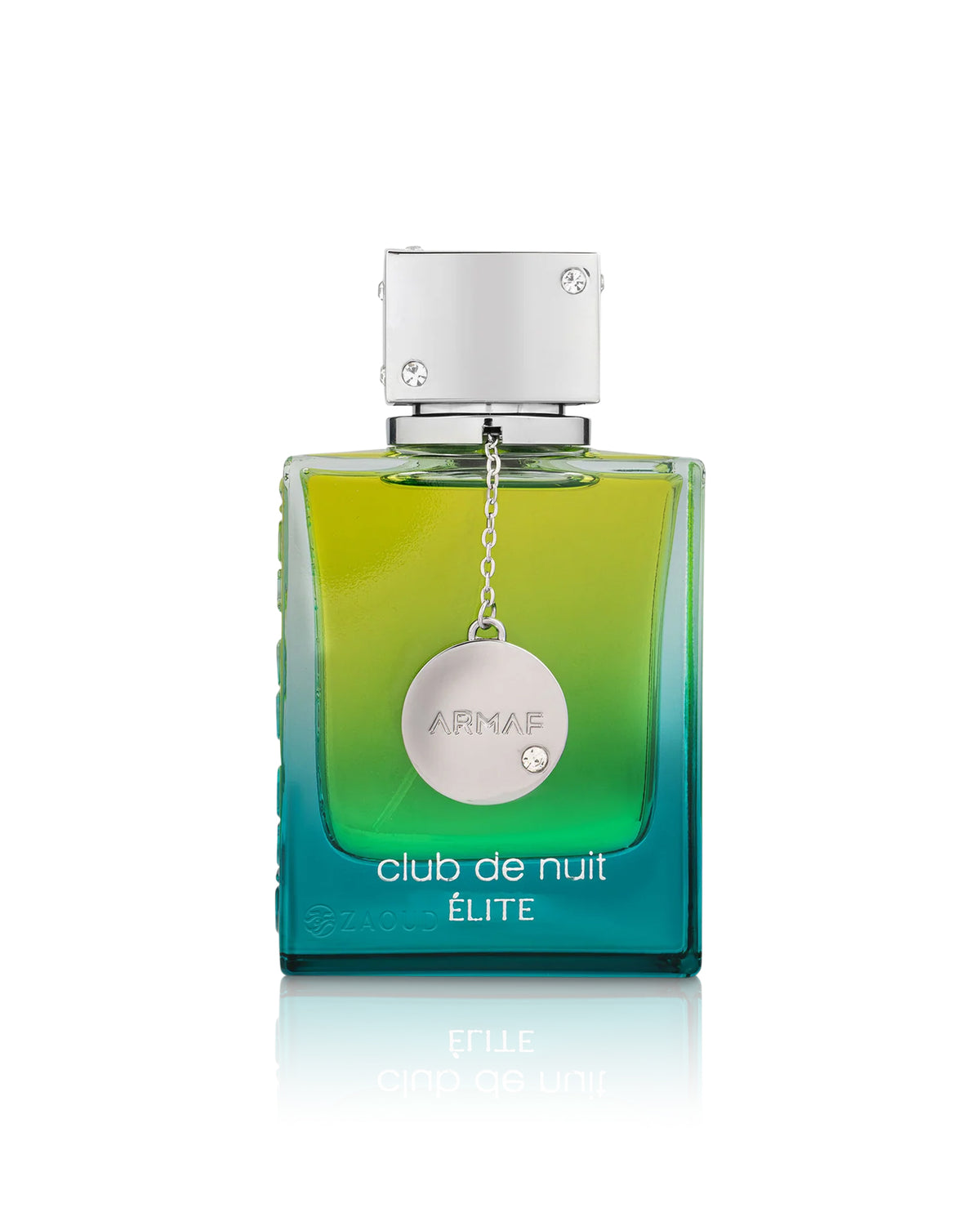 armaf club de nuit elite perfume bottle shows against white background