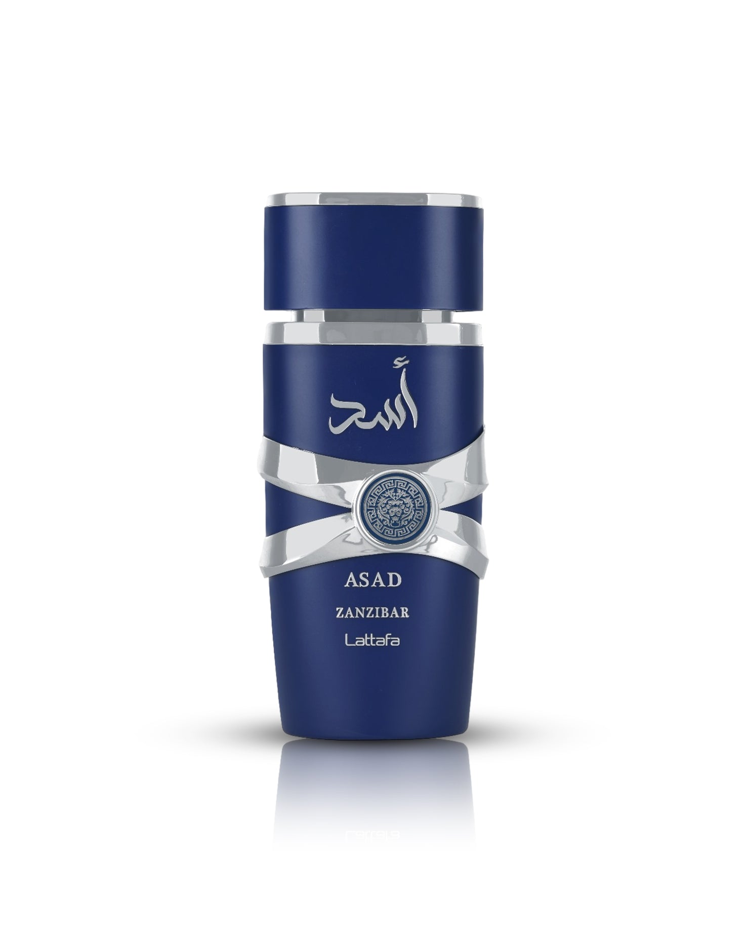 Asad zanzibar edp perfume bottle against white background