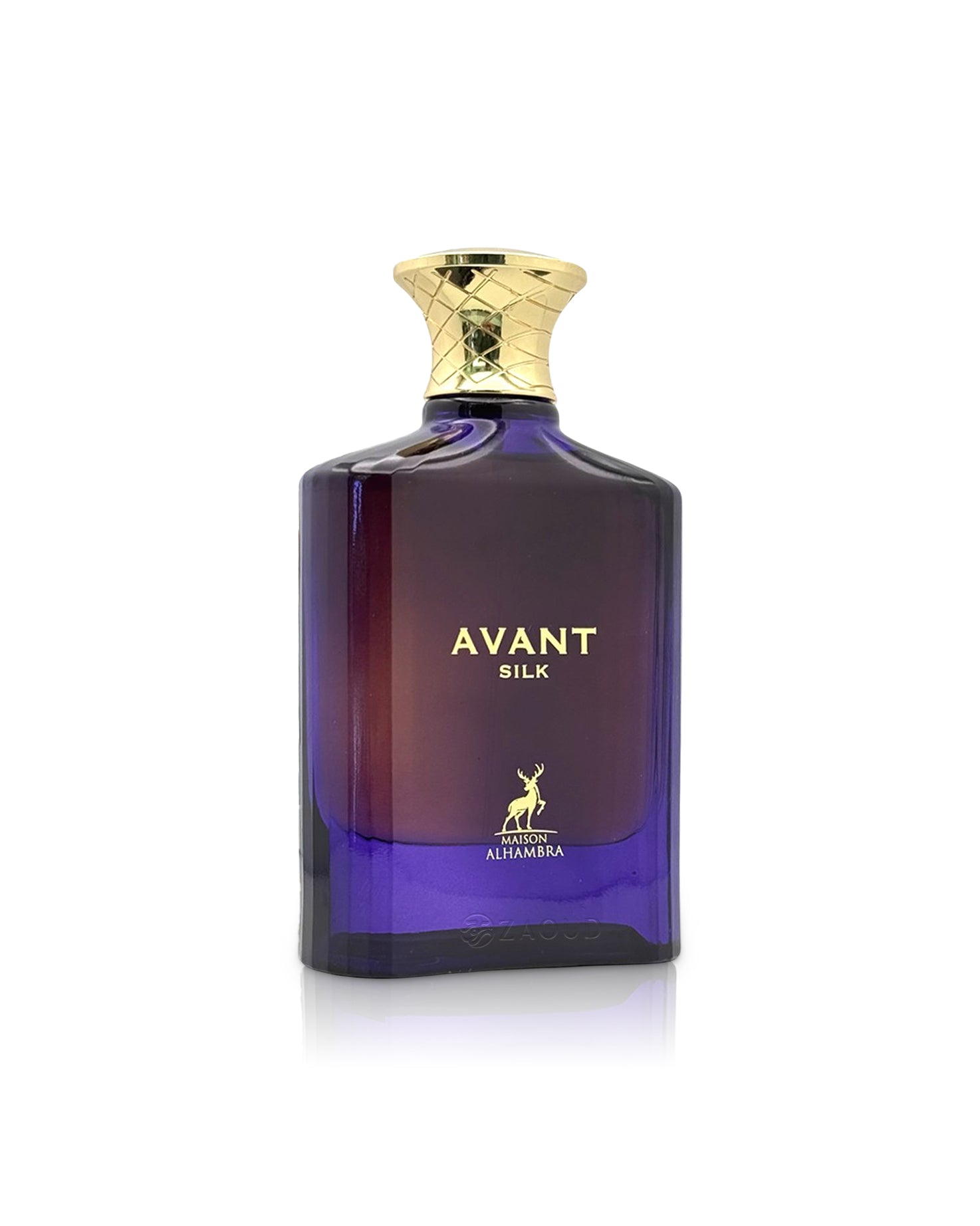 avant silk perfume bottle shows against white background