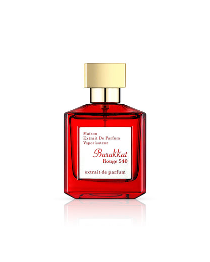 barakkat rouge 40 extrait de parfum bottle shows against white background 