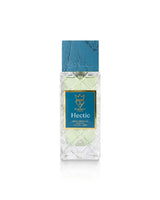 bujairami hectic extrait perfume bottle shows against white background