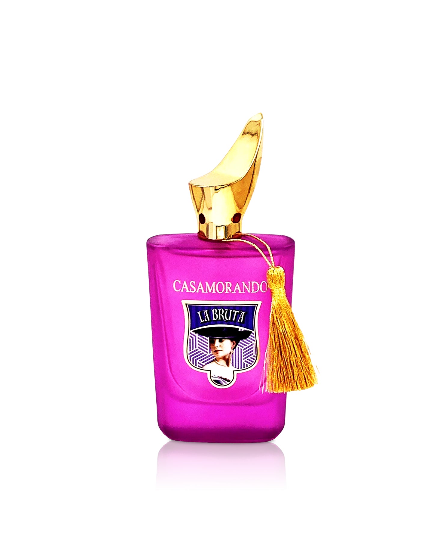 fragrace world casamorando la bruta perfume bottle shows against white background