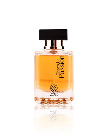 CHOCO LA PASSION EDP perfume bottle against white background