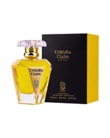 CRISTALLA CLAIRE EDP perfume bottle and box against white background