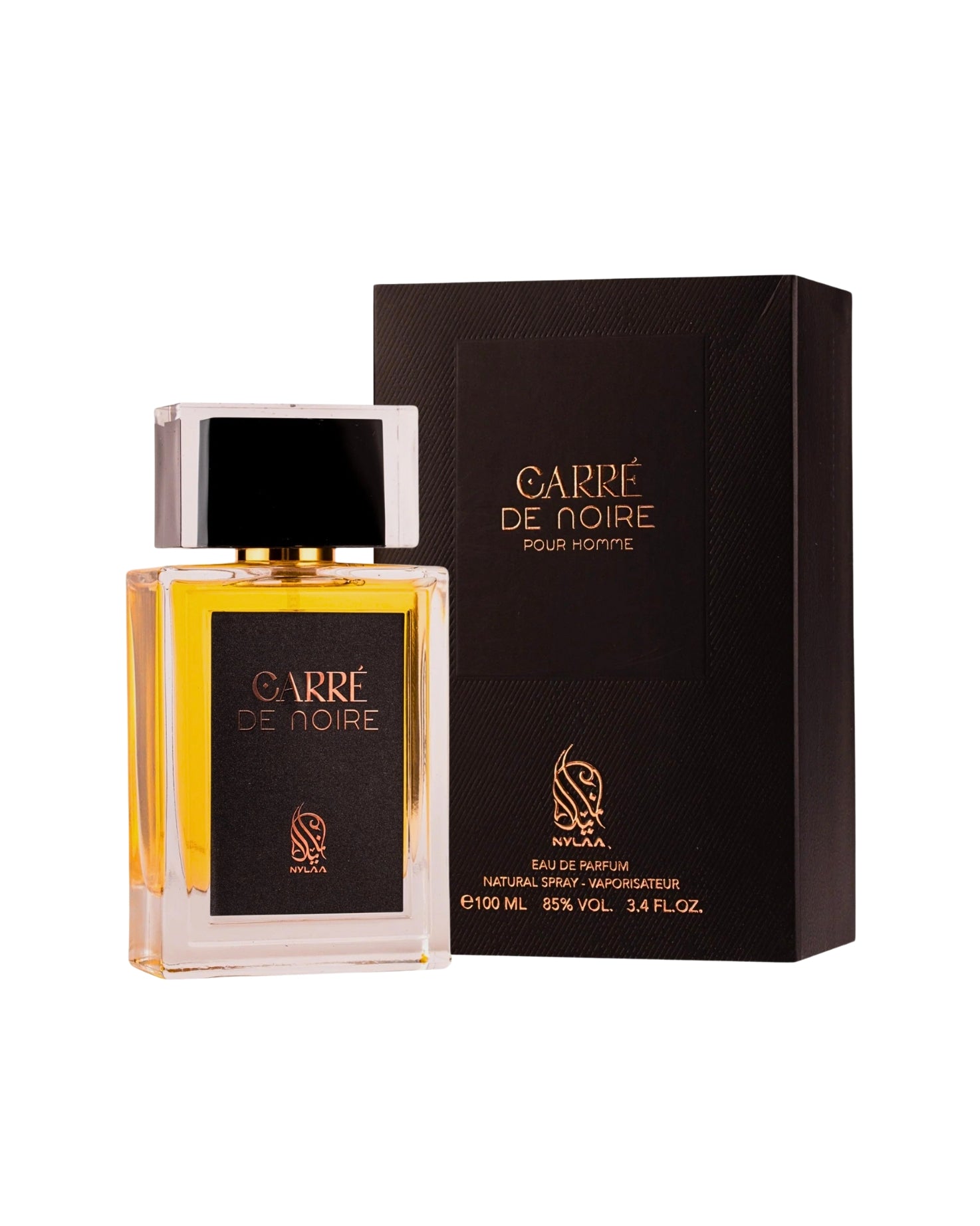 Carre de noire edp perfume bottle and box against white background