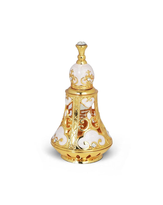 dunes of dubai perfume oil bottle shows against white background