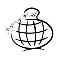 FRAGRANCE WORLD OFFICIAL LOGO AGAINST WHITE BACKGROUND