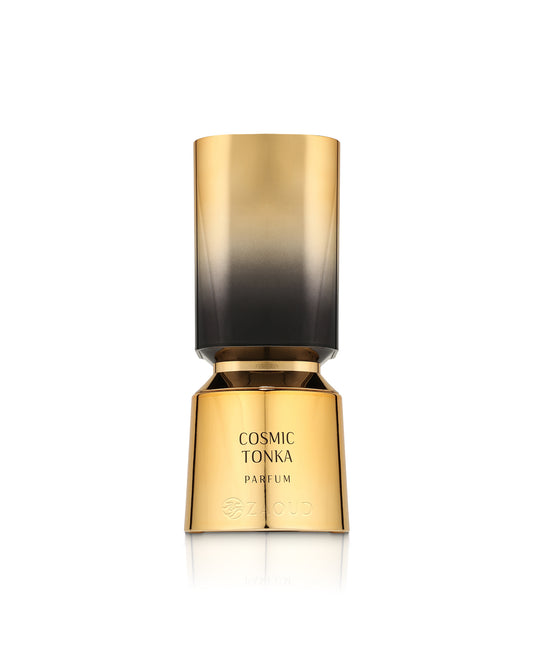 french avenue cosmic tonka parfum bottle shows against white background