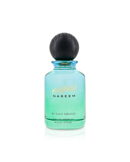 Naseem by Gulf Orchid perfume bottle on a white background