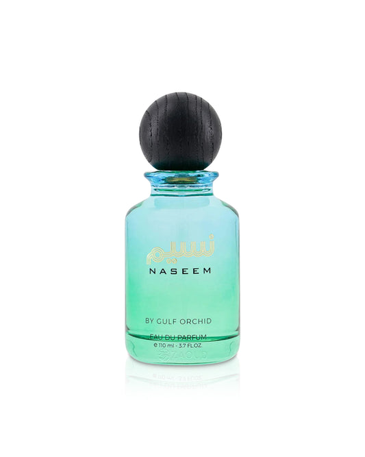 Naseem by Gulf Orchid perfume bottle on a white background