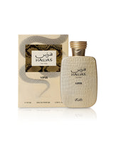 hawas viper perfume bottle shows beside its packaging against white background